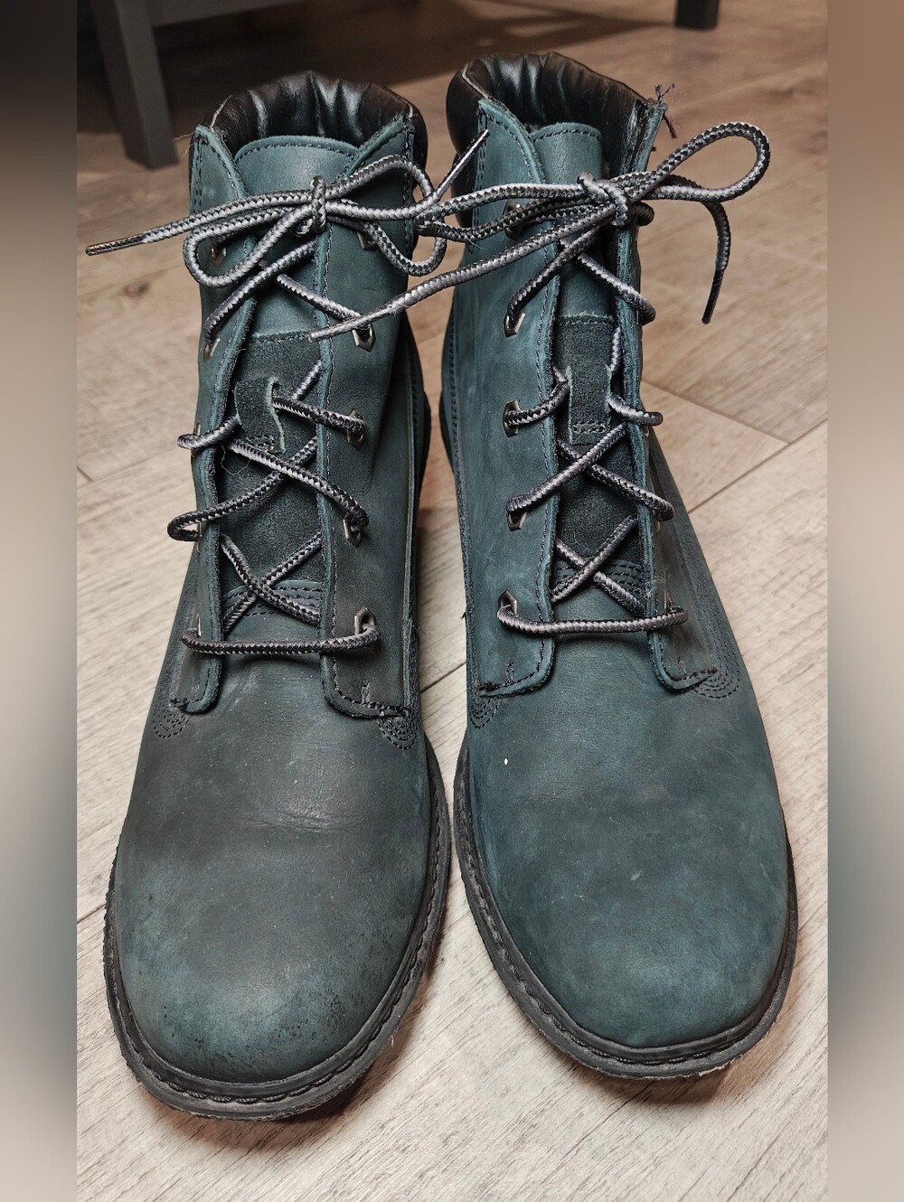 Y2K Timberland Earthkeepers Amston Leather Wedge Boots. - Picture 5 of 9